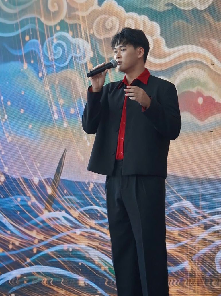 Á vương Nhật Tiến. Ảnh: Mai Anh.