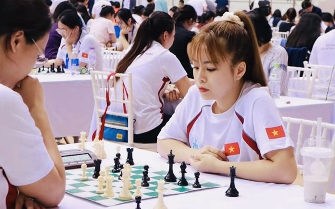 Đội cờ vua TPHCM thắng áp đảo nội dung tiêu chuẩn giải vô địch đồng đội quốc gia