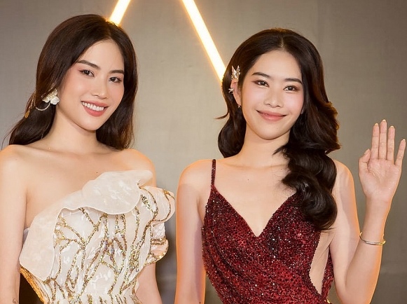 Nam Anh (left) and Nam Em. Photo: Miss Cosmo.