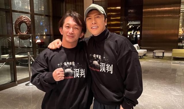 Actors Kenji Tanigaki (left) and Donnie Yen. Photo: VieON.