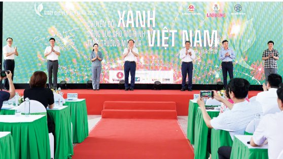 Chuỗi sự kiện Ngày Chuyển đổi xanh năm 2026 được cơ quan quản lý, chuyên gia đánh giá cao.  Ảnh: HẢI NGUYỄN