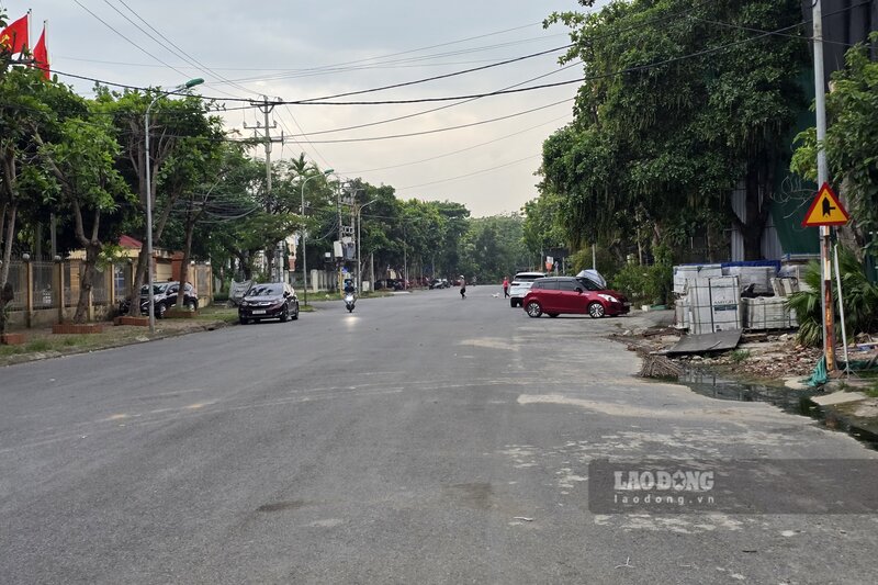 Tuyến đường Mai An Tiêm (đoạn từ đường Nguyễn Tất Thành đến đường Vũ Thê Lang) tại phường Việt Trì cũng chuẩn bị được cải tạo, nâng cấp. Ảnh: Tô Công