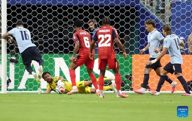 Uruguay bị Cabo Verde cầm hòa ở lượt trận thứ 2 World Cup 2026. Ảnh: Xinhua