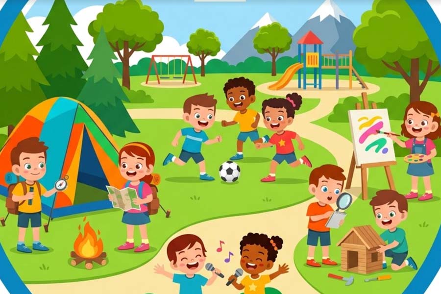 Extracurricular activities contribute to shaping life skills for children. Graphics: Thien Nhan