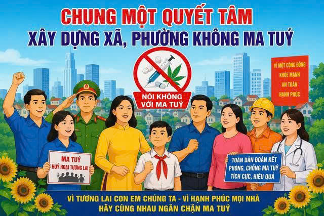 Bac Ninh province will organize many activities to respond to the Action Month for Drug Prevention and Control in 2026. Photo: Bac Ninh e-Portal