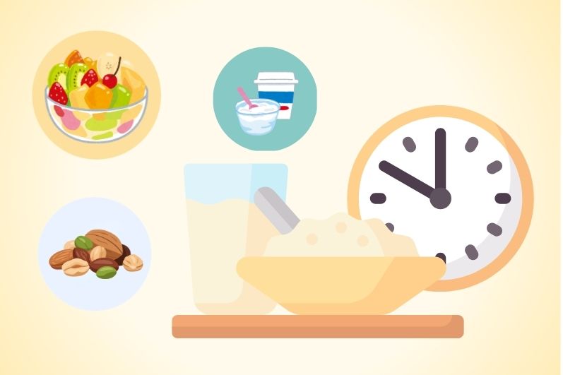 Dishes combined with oats help feel full longer and increase energy