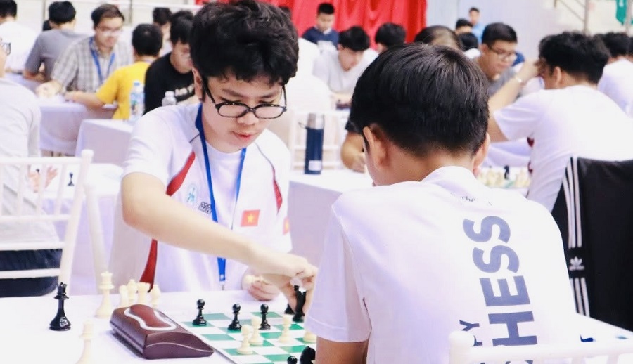 Chess player Dau Khuong Duy will participate in the international tournament in Quang Ninh. Photo: Vietnam Chess Federation