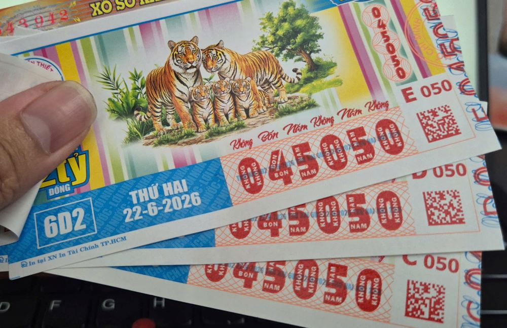 Xổ số miền Nam ngày 22.6.