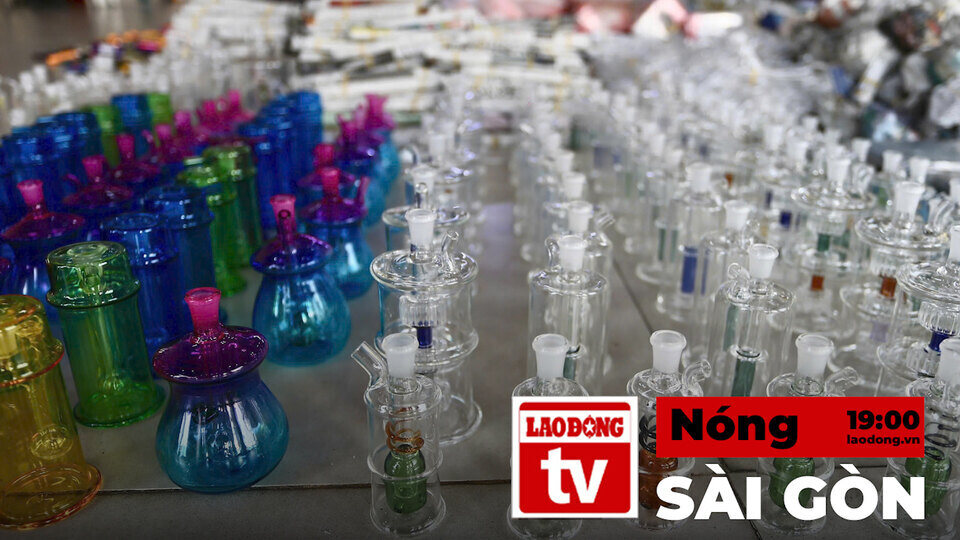 Saigon Hot News: Cracking down on a line producing tools for illegal drug use