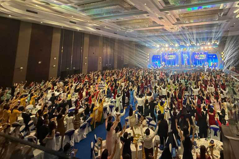 MICE delegation organizing an event at a hotel in Ha Long (Quang Ninh). Photo: Quang Ninh e-Portal