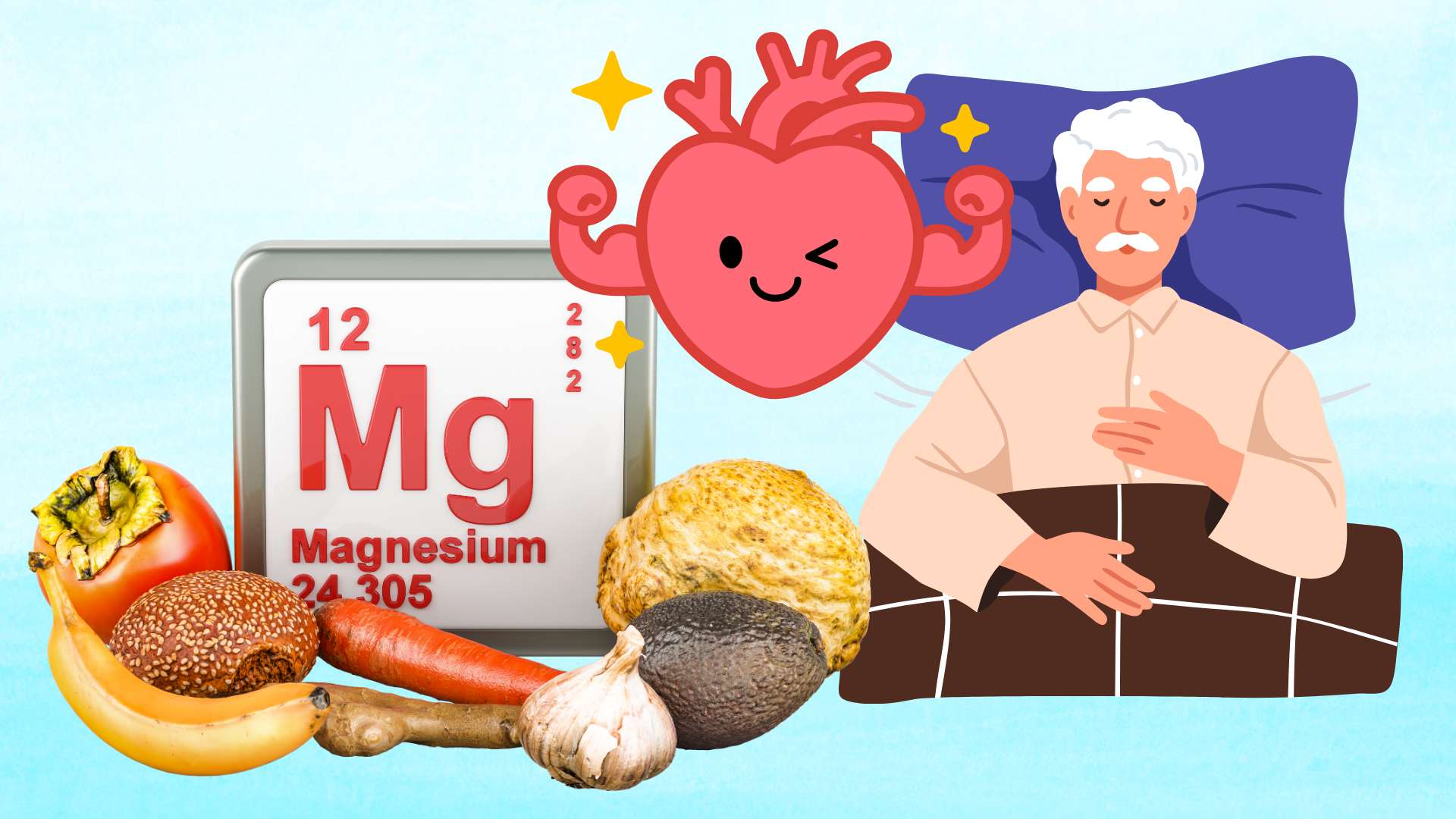 4 magnesium-rich foods that help the elderly sleep well and are good for the heart.