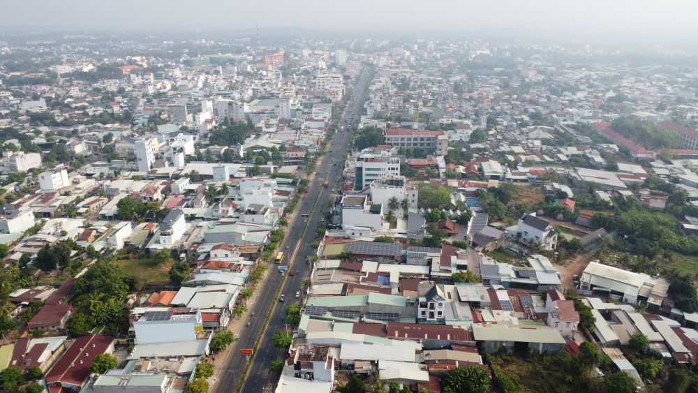 Đây là phường trung tâm ở khu vực tỉnh Bình Phước cũ. Ảnh: Đình Trọng