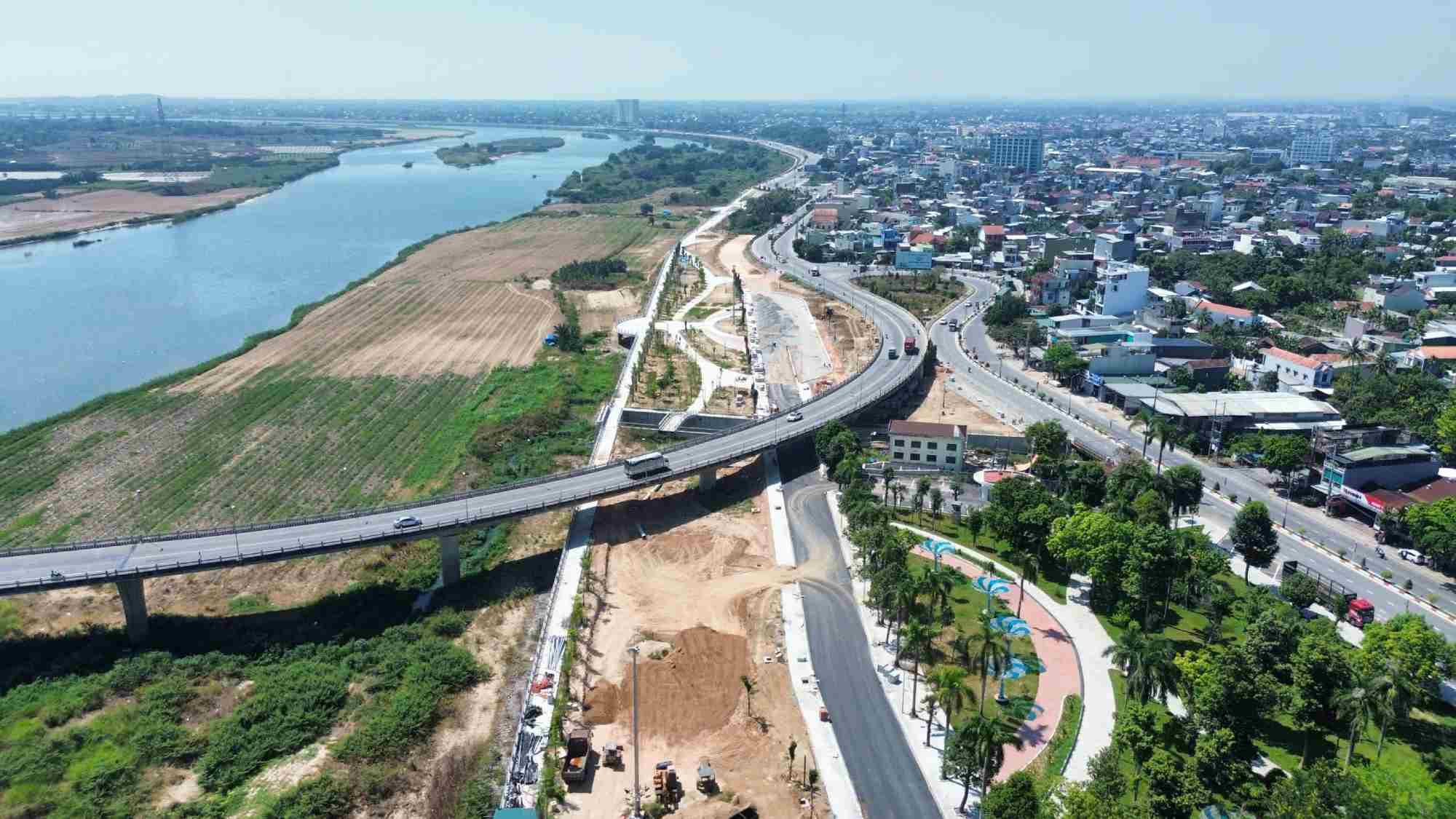 Dự án tạo điểm nhấn về cảnh quan cho khu vực trung tâm tỉnh Quảng Ngãi. Ảnh: Đông Giang