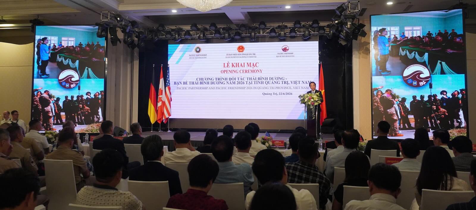 The opening ceremony took place on the evening of June 22. Photo: Van Thanh