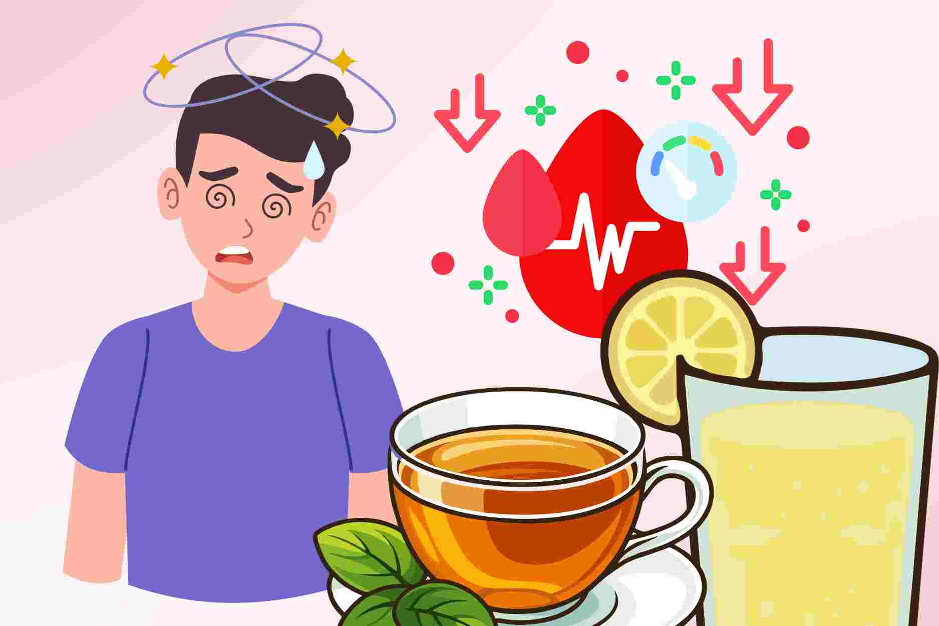 People with low blood pressure can drink these drinks