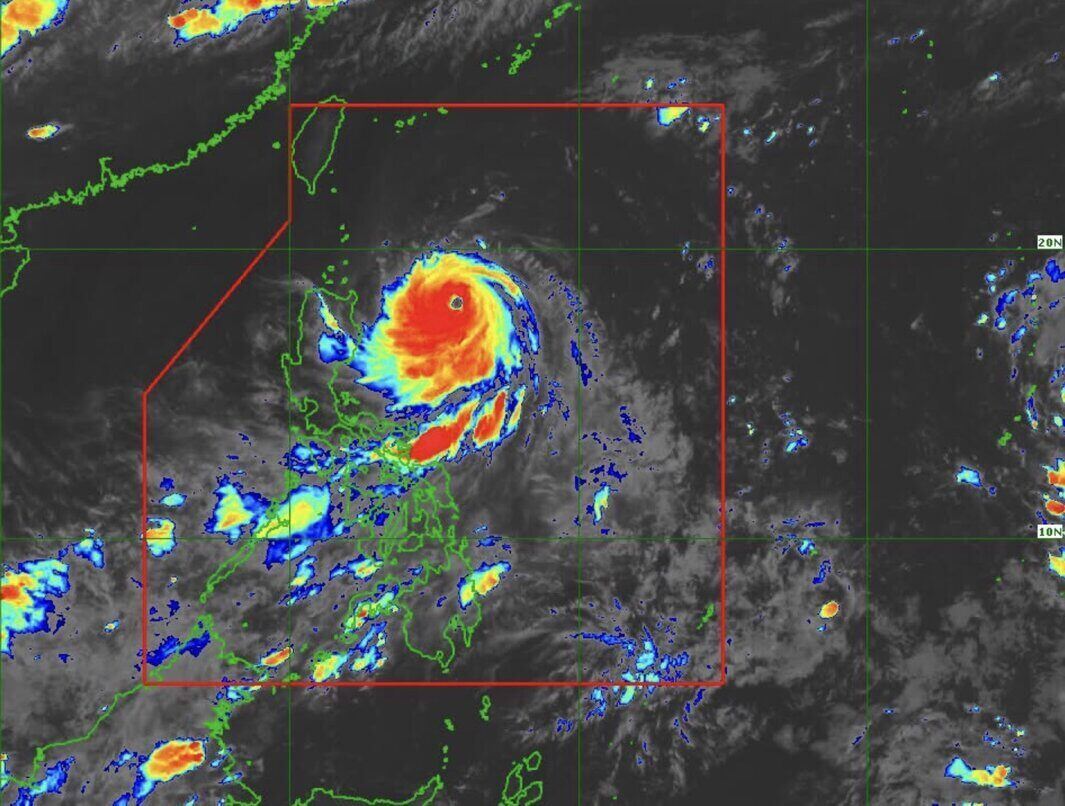 Typhoon Mekkhala has strengthened into a super typhoon since the night of June 22. Photo: PAGASA