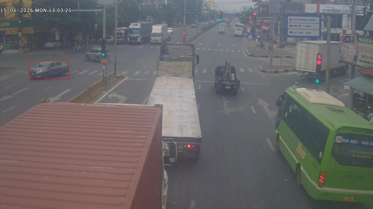 Image of the violating vehicle. Photo: Hung Yen Provincial Police