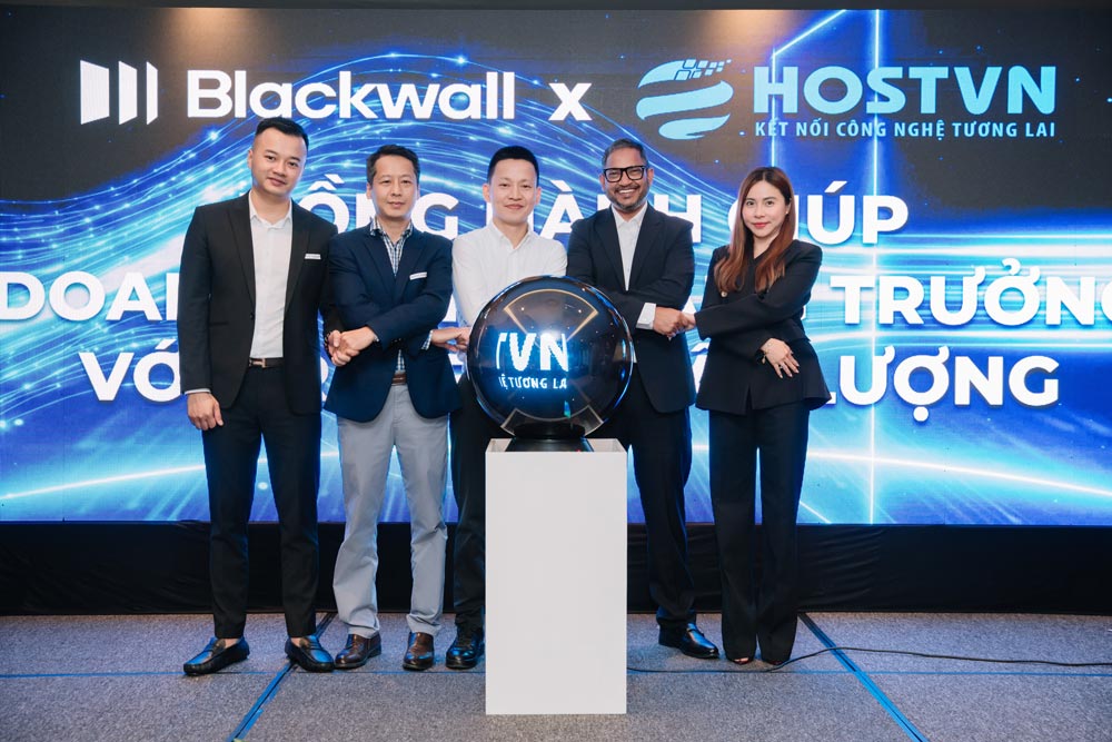 HostVN becomes the first partner to be announced by Blackwall for strategic cooperation in Southeast Asia. Photo: DN provided