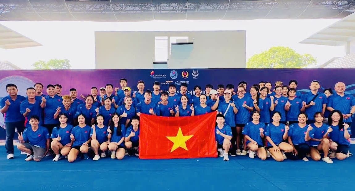 The Vietnamese diving team always focuses on competing in opportunities to compete abroad. Photo: Vasa