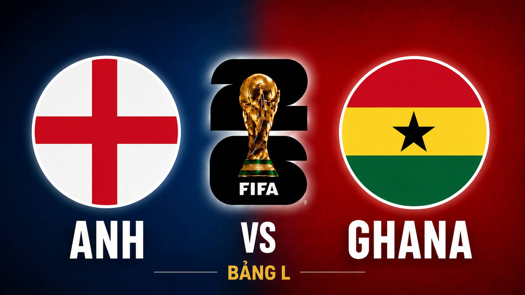 England vs Ghana score prediction at World Cup 2026. Graphics: Dieu Anh