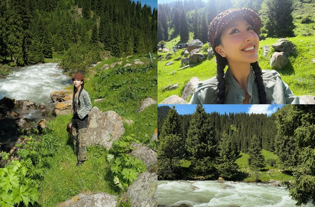 Quỳnh Anh chia sẻ về chuyến đi đến Kyrgyzstan: “Một lần lướt trúng reels đất nước này và tôi đã lên kế hoạch đi ngay và luôn“. Ảnh NVCC