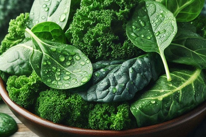 Green leafy vegetables contain many nutrients that can help control blood sugar. Photo: Ngoc Thuy