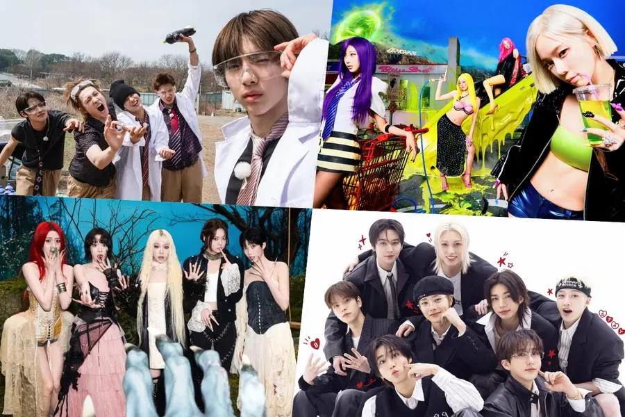 CORTIS and Kpop groups. Photo: Lotte.