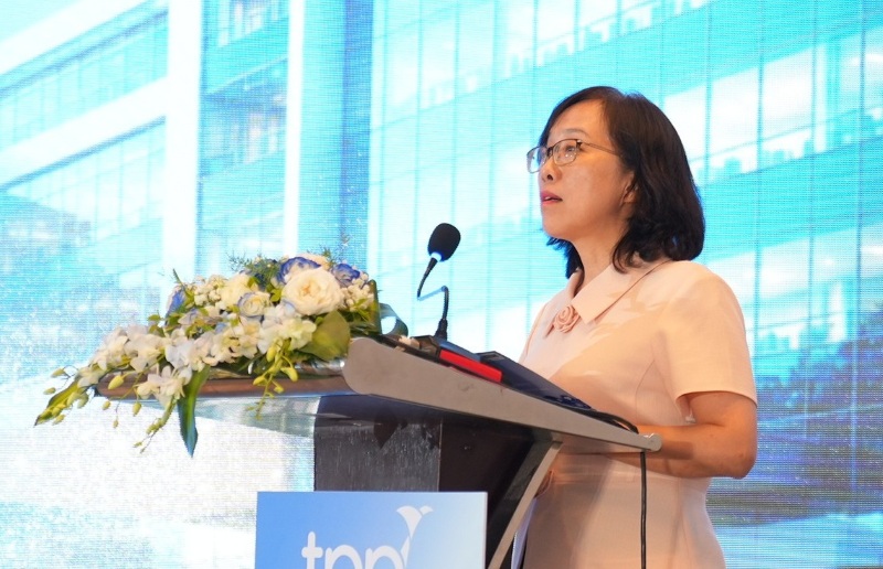 Bà Trần Thanh Thủy - Giám đốc Sở Y tế TP. Đà Nẵng phát biểu tại hội thảo. Ảnh: Nguyễn Hoàng