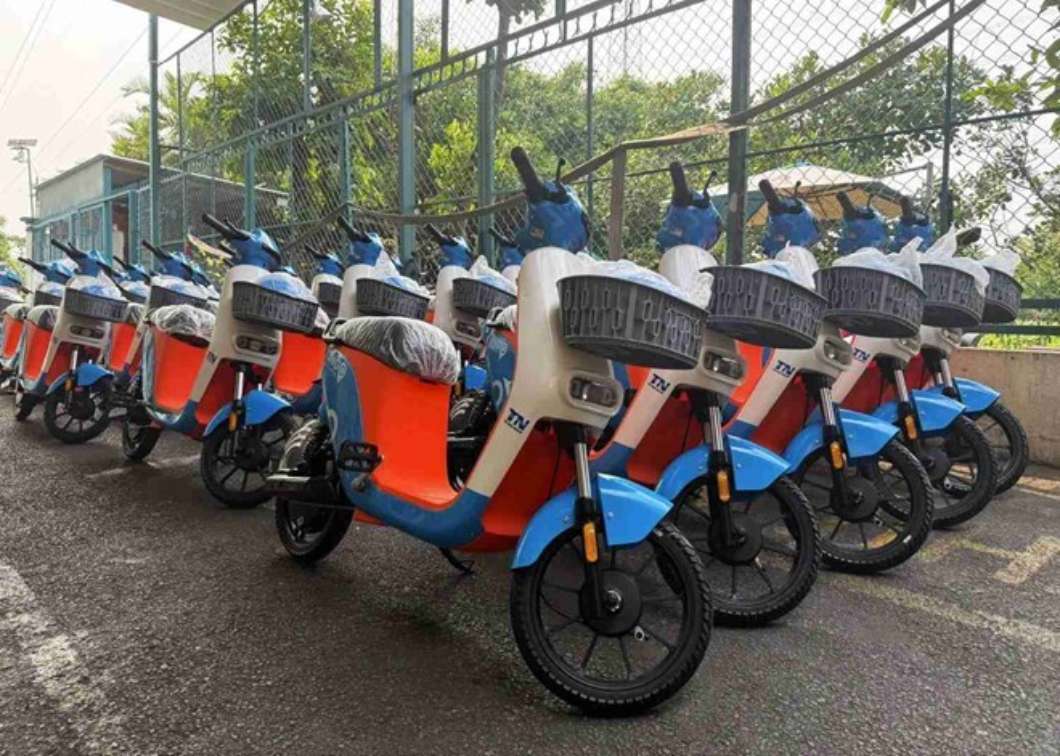 TPHCM nghiên cứu thí điểm xe đạp điện công cộng không trạm đỗ kết nối Metro số 1. Ảnh: Trung tâm Quản lý Giao thông công cộng TPHCM