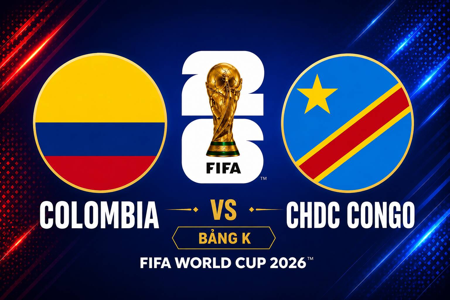 Prédire le score de la Colombie contre la République démocratique du Congo à la Coupe du monde 2026. Graphique : Van An