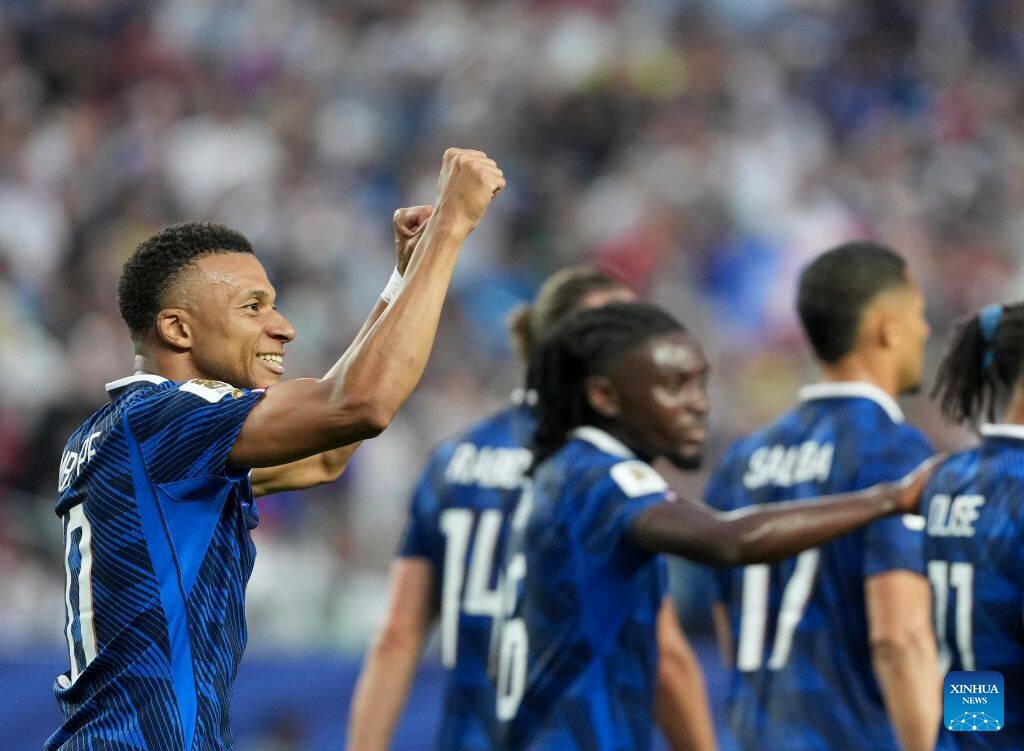 Kylian Mbappe is the bright star of the French team. Photo: Xinhua