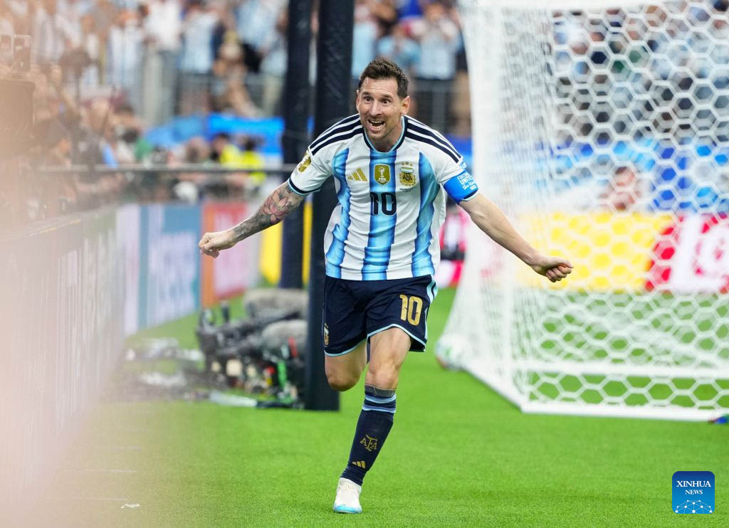 Messi đang là cầu thủ duy nhất của Argentina ghi bàn tại World Cup 2026. Ảnh: Xinhua