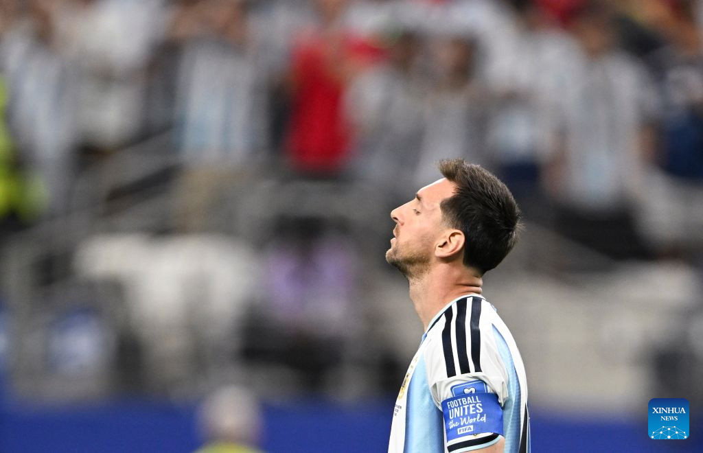 Once again Lionel Messi missed a penalty kick at the World Cup. Photo: Xinhua