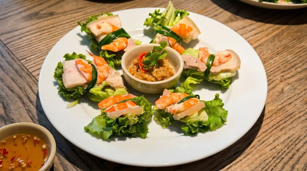 Delicious shrimp and meat spring rolls are one of the suggestions for a summer meal. Photo: Thuy Duong