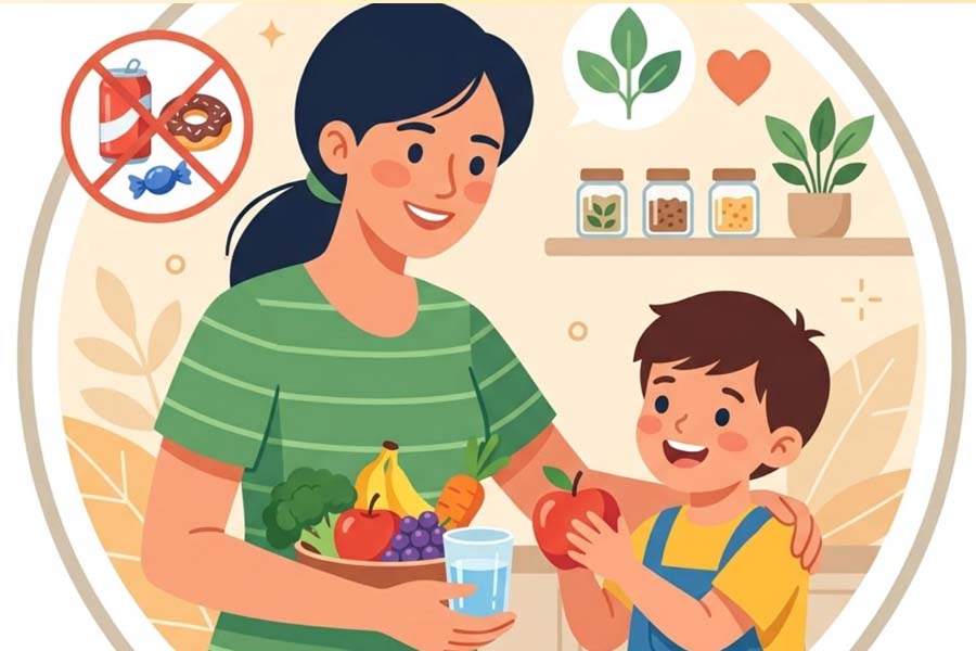 Ways to help parents control the amount of sugar their children consume each day. Graphics: Thien Nhan