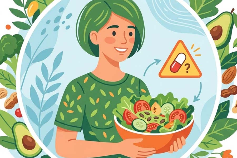 A vegan diet can increase the risk of vitamin B12 deficiency. Graphics: Thien Nhan