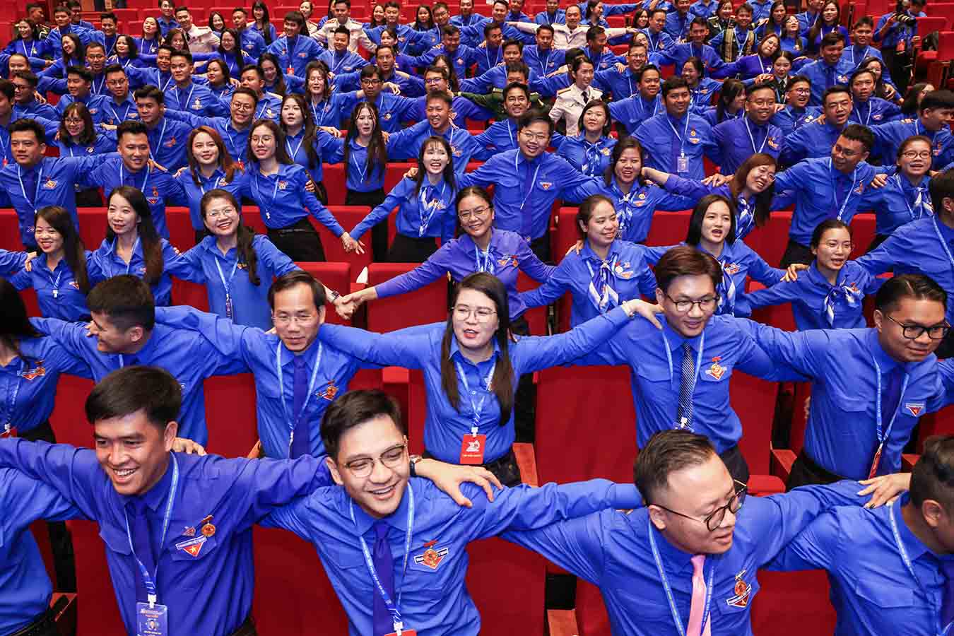 Delegates attending the 13th National Congress of the Ho Chi Minh Communist Youth Union. Photo: Quang Vinh