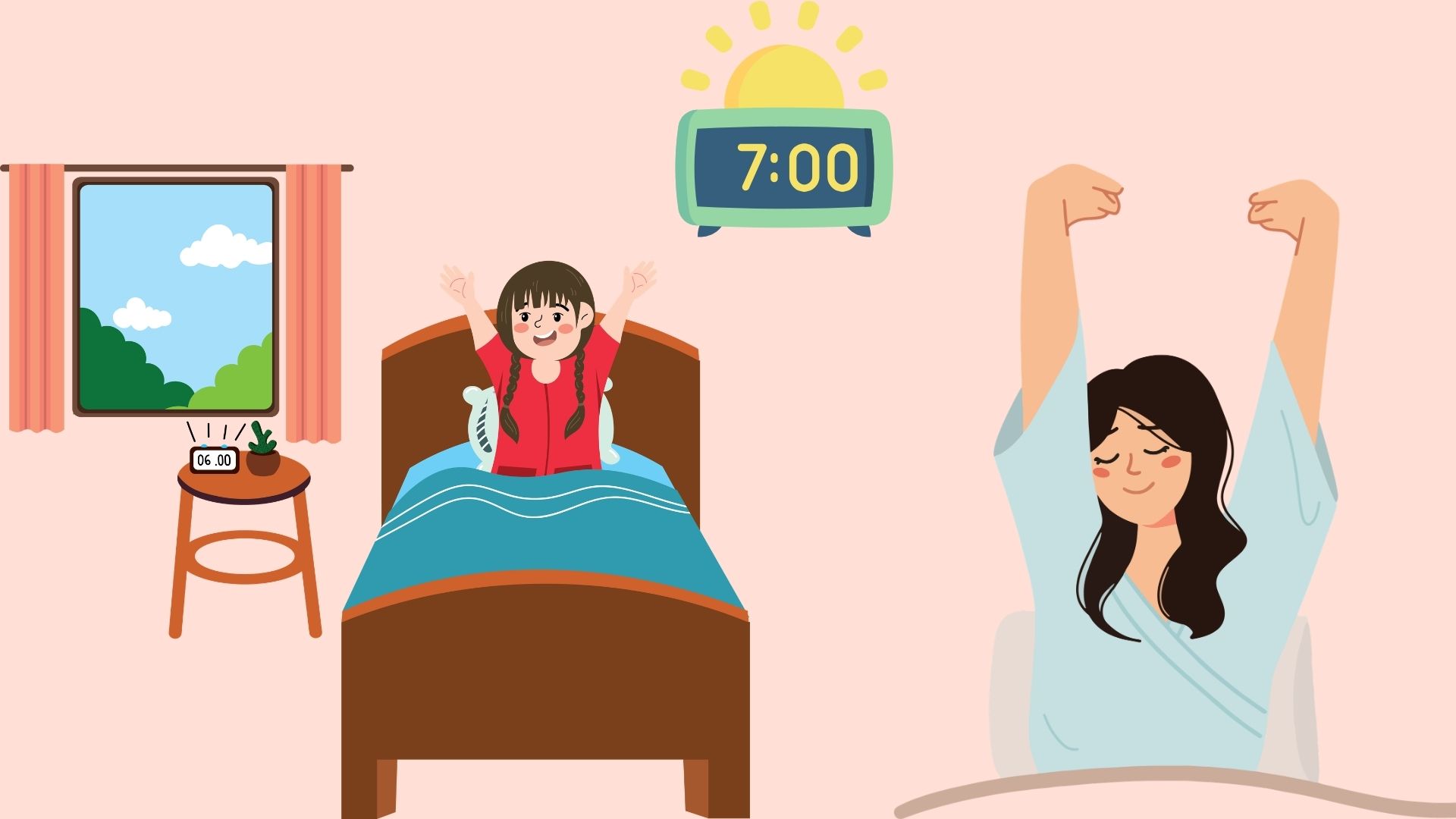 Applying these methods can help you wake up early while still maintaining a comfortable and alert spirit. Graphics: Minh Chau