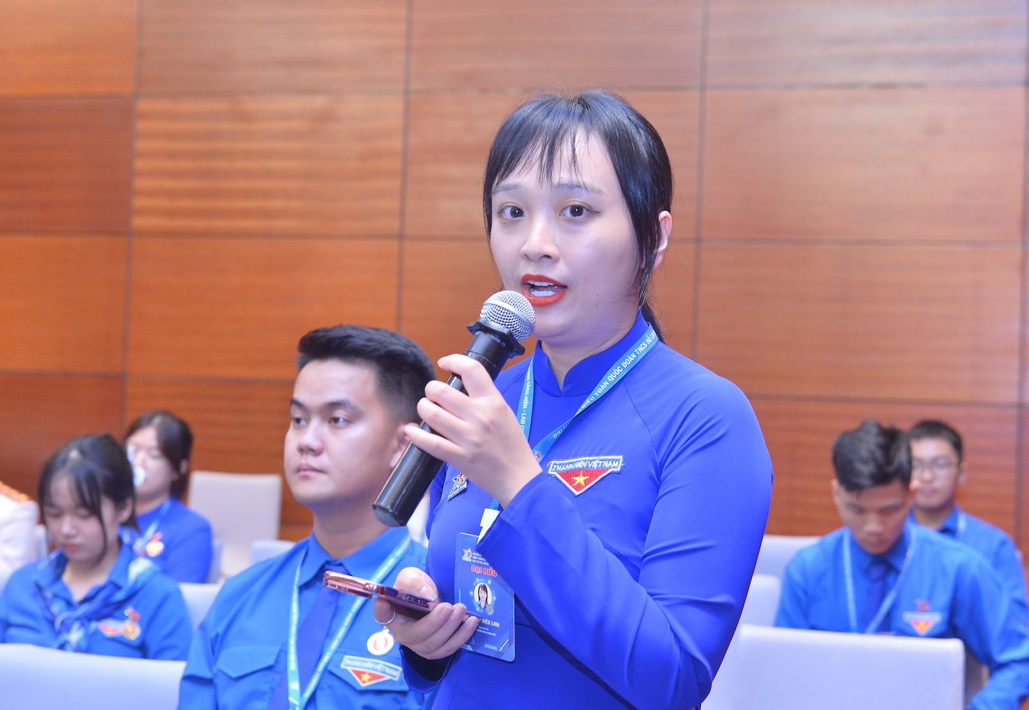 El Secretario de la Unión de Jóvenes del Ministerio de Construcción cree que todavía falta personal de ingenieros jóvenes al implementar proyectos de infraestructura a gran escala. Foto: Anh Tuan