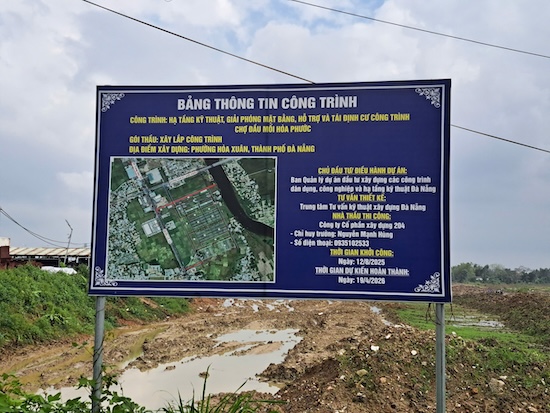 Da Nang approves auction plan for land use rights of nearly 30ha to build Hoa Phuoc wholesale market project. Photo: Nguyen Linh
