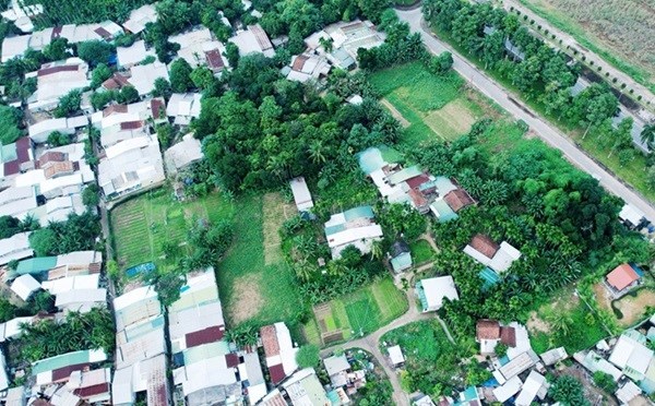 Location chosen to make the Thach Bich green park project, Quang Ngai province. Photo: Dong Giang