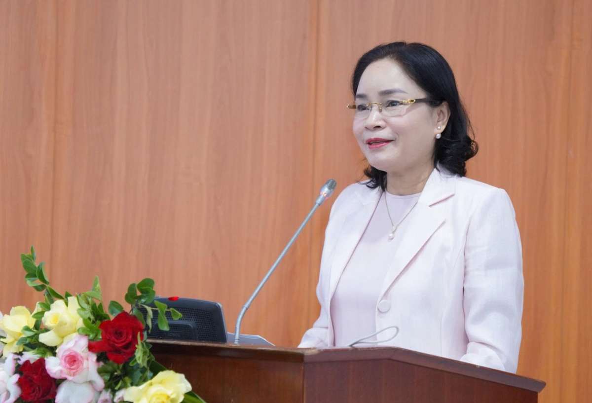 Thứ trưởng Bộ VHTTDL Trịnh Thị Thủy phát biểu tại Hội thảo. Ảnh: Bộ VHTTDL