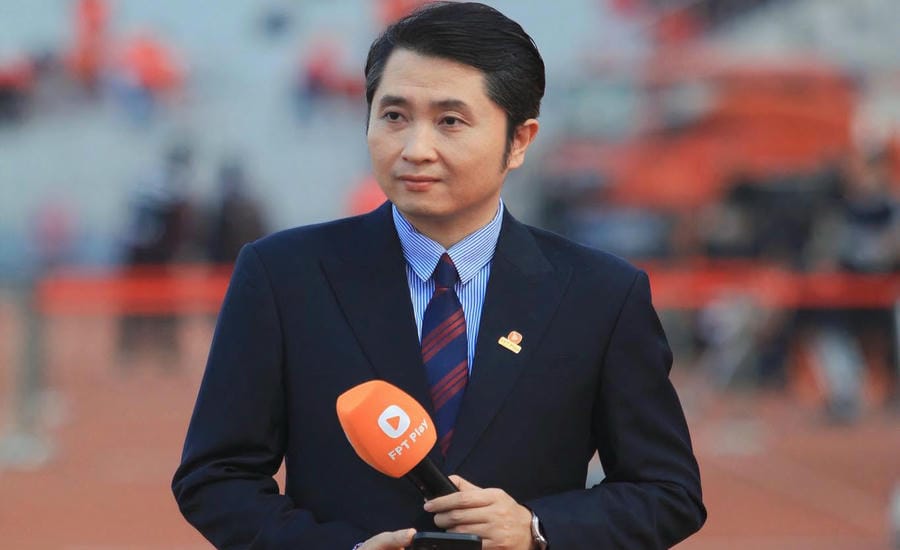 Commentator Hoang Hai. Photo: Character provided