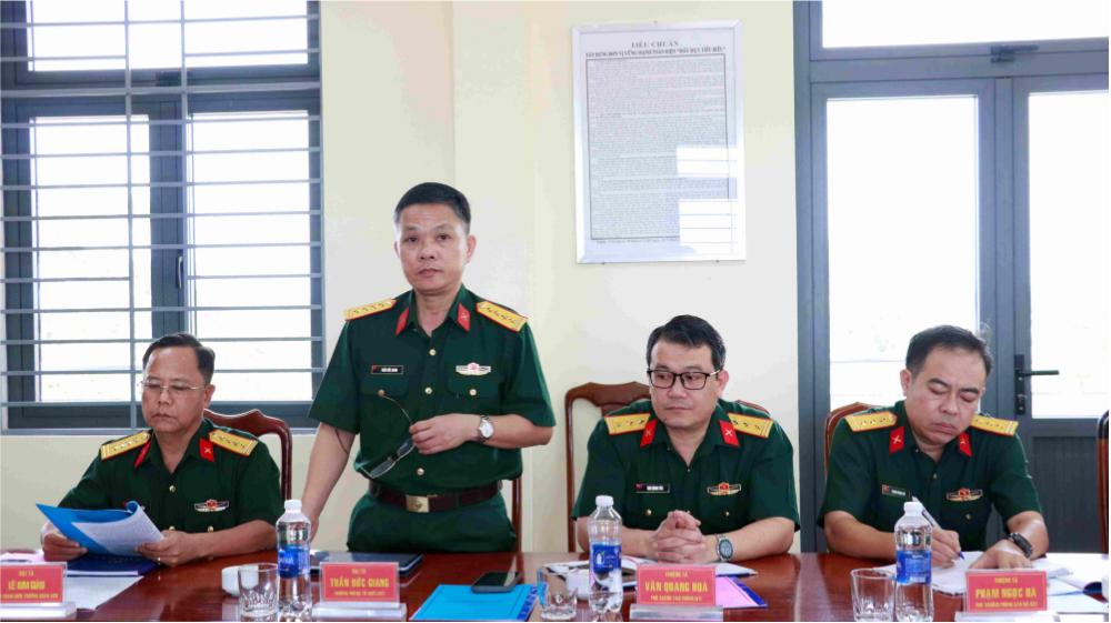 Economic - National Defense Team 737 (Military Region 5) issued a resolution leading the implementation of tasks in the last 6 months of 2026. Photo: Quang Hung