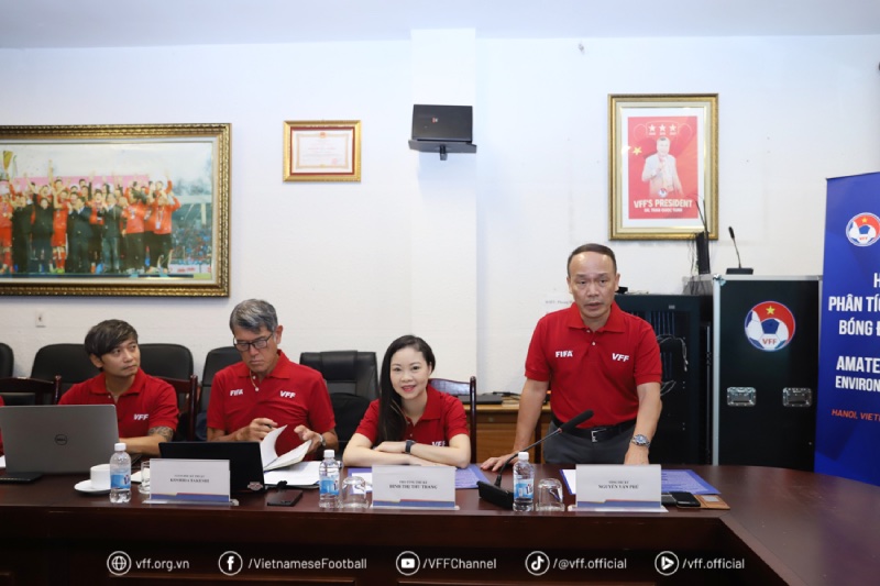 Các lãnh đạo VFF tham dự hội thảo. Ảnh: VFF
