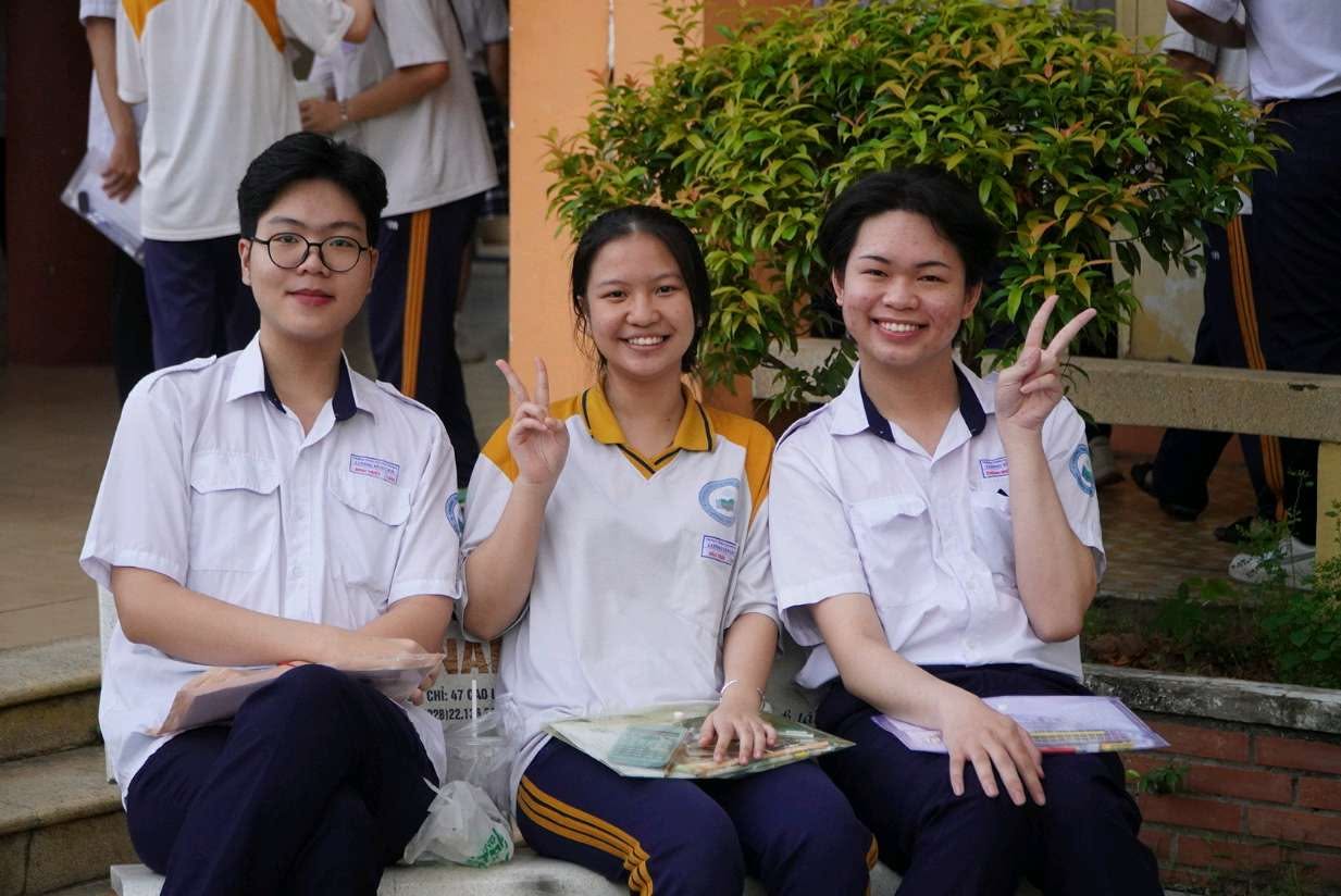 Candidates taking the 2026 high school graduation exam. Photo: Chan Phuc