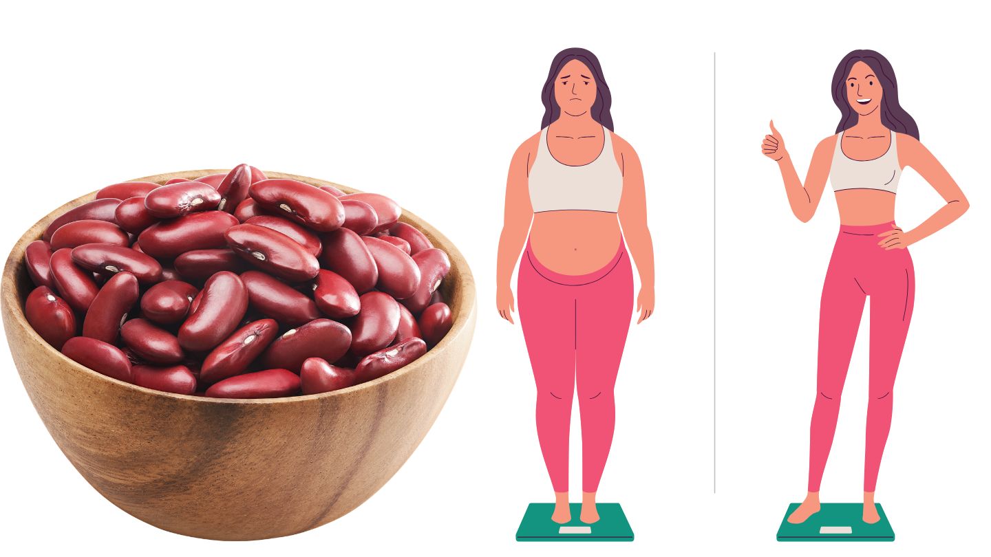 Drinks from red beans help reduce feelings of bloating and weight loss. Graphics: Ha May/Source Canva