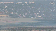 Ukrainian stronghold attacked by Russian troops. Photo: Russian Ministry of Defense