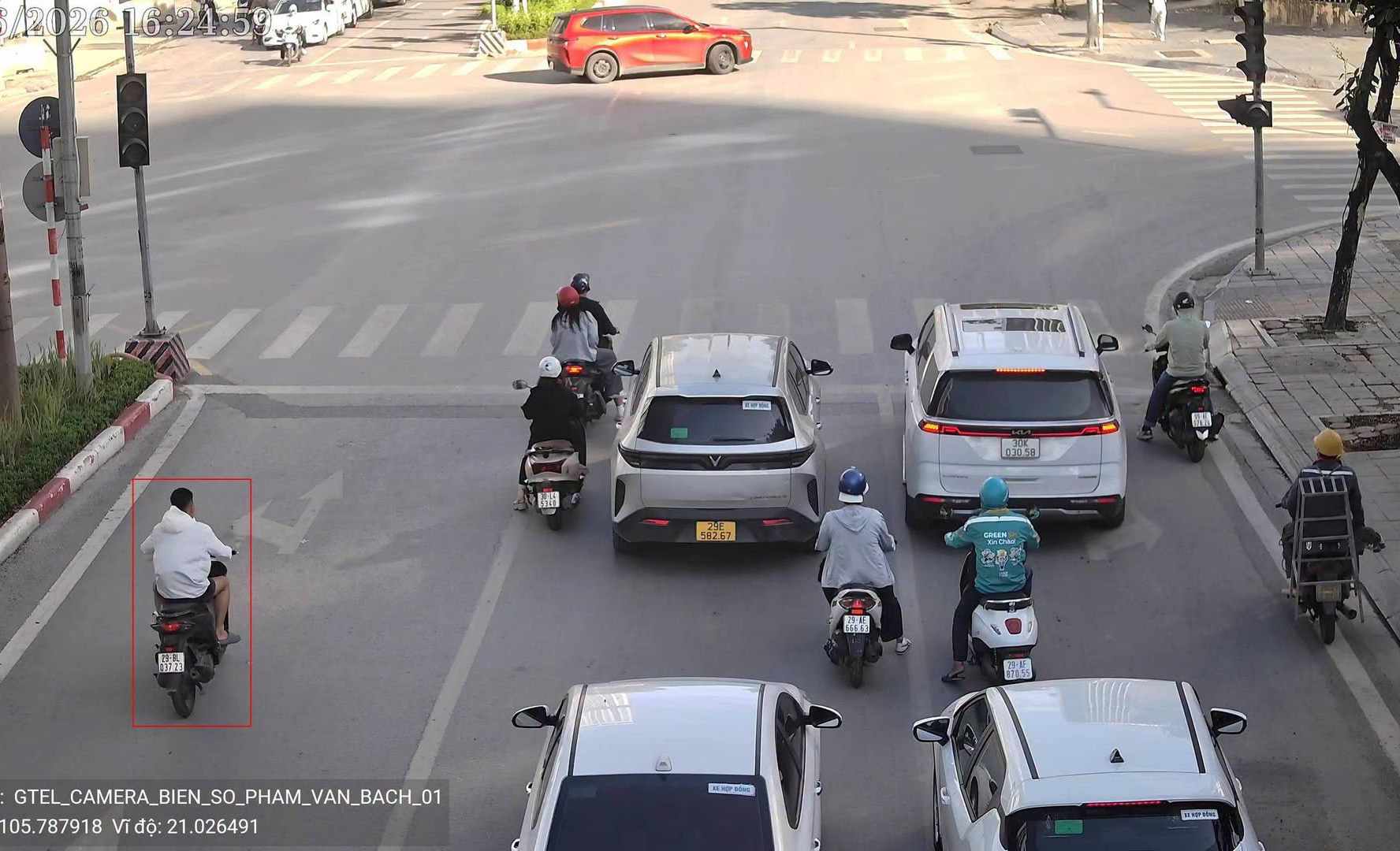 AI camera operates 24/7. Photo: Traffic Police Department