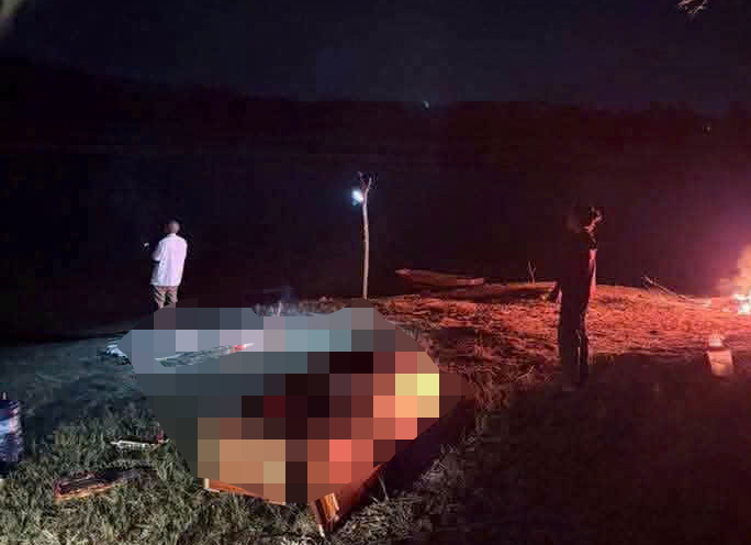 Đさんがダムムン湖で泳いで溺死した現場。写真:Nghi Xuân